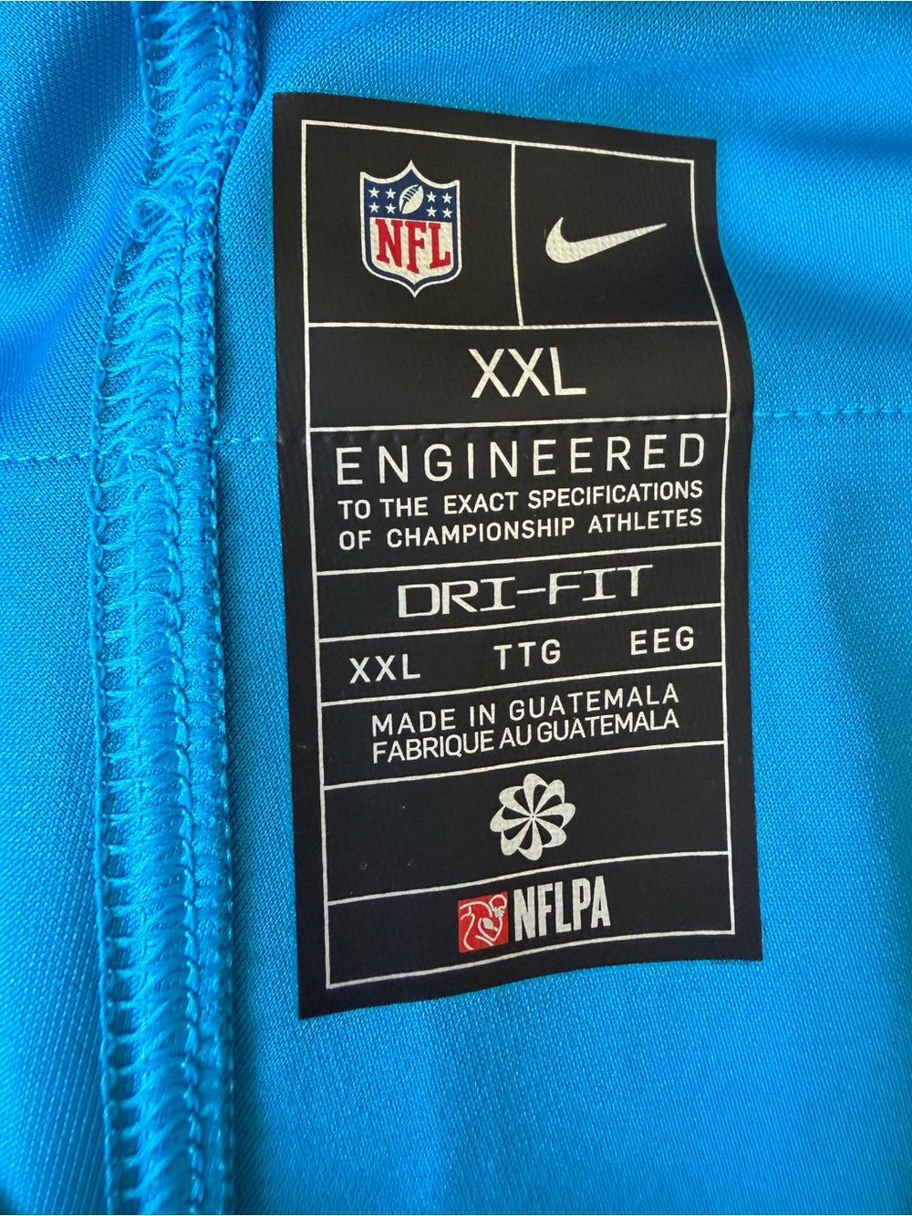 Bryce Young Carolina Panthers Men's Nike Dri-FIT NFL Limited Jersey Sz XXL 175$ - Picture 8 of 12